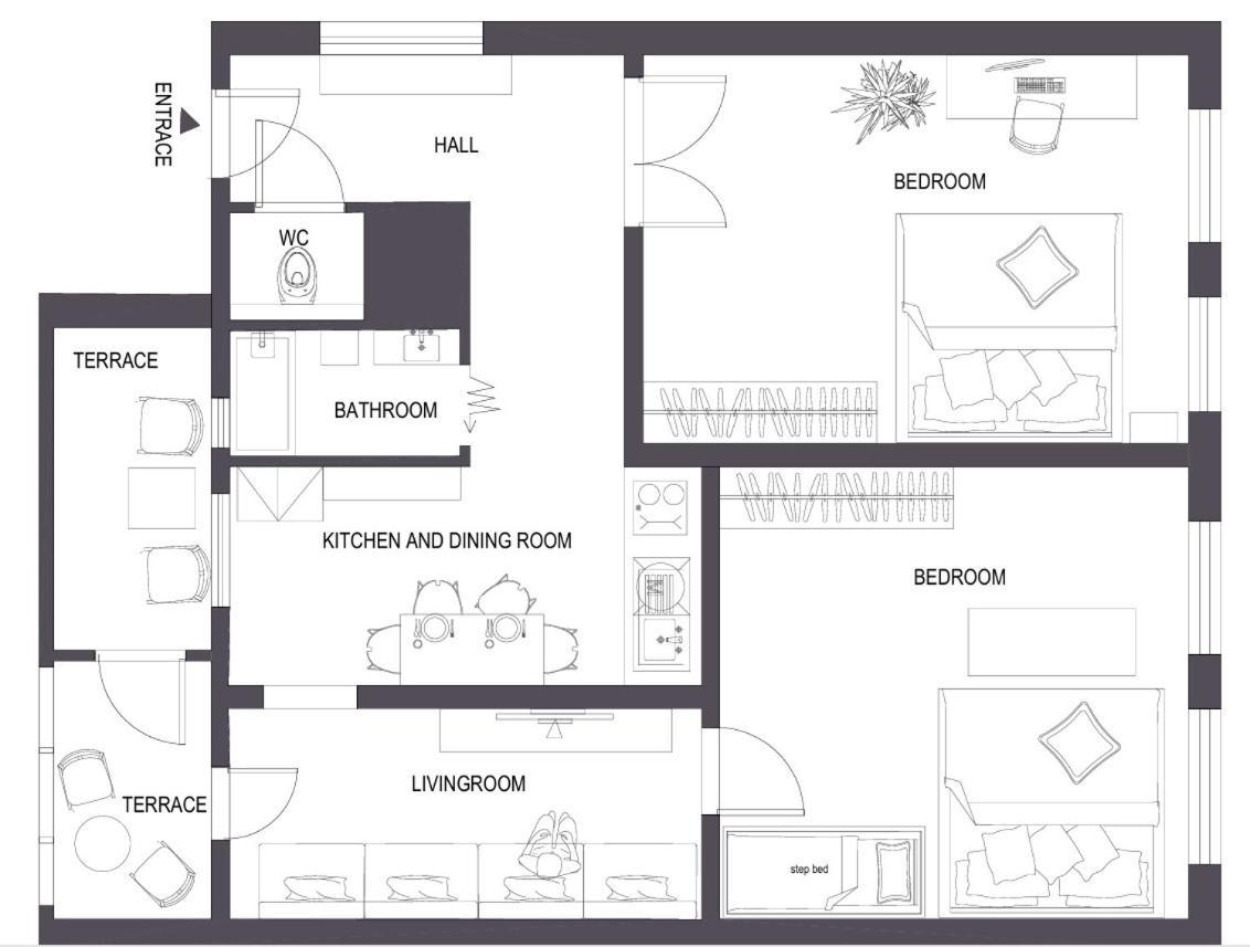 Big Apartment In City Center & Private Parking 布拉迪斯拉发 外观 照片